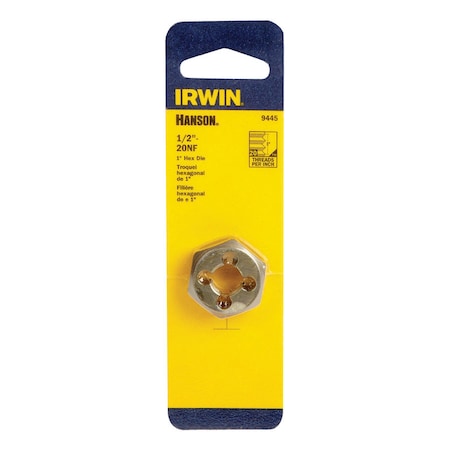 Irwin Die 1" Hex 1/2-20Nf 9445